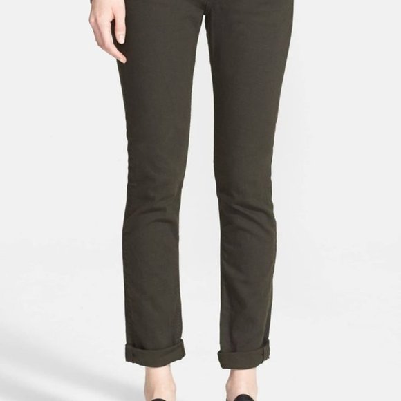 Rag & Bone Womens The Dre Boyfriend Jean  28 Olive - Picture 3 of 3